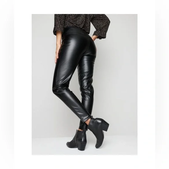 SOLD!!! Faux Leather Pants - Picture 2 of 6